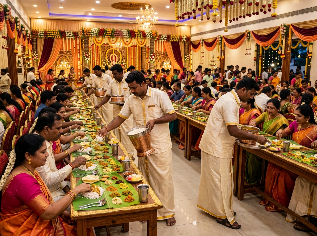 Wedding Catering setup